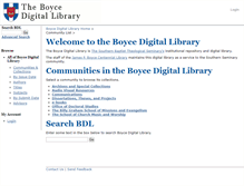 Tablet Screenshot of digital.library.sbts.edu